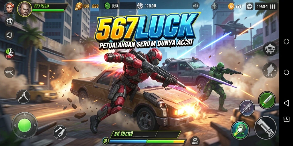 Screenshot dari gameplay seru 567LUCK dengan aksi mendebarkan.