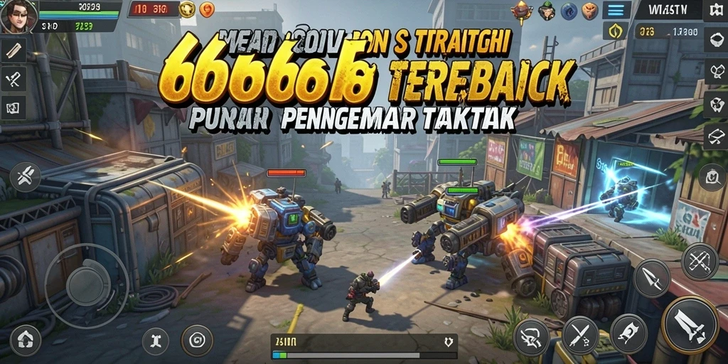 Tampilan gameplay strategis yang menantang dari 666FF.