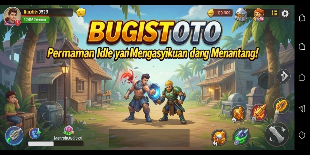 Screenshot gameplay <strong>BUGISTOTO</strong> yang menampilkan karakter saat mengumpulkan sumber daya.