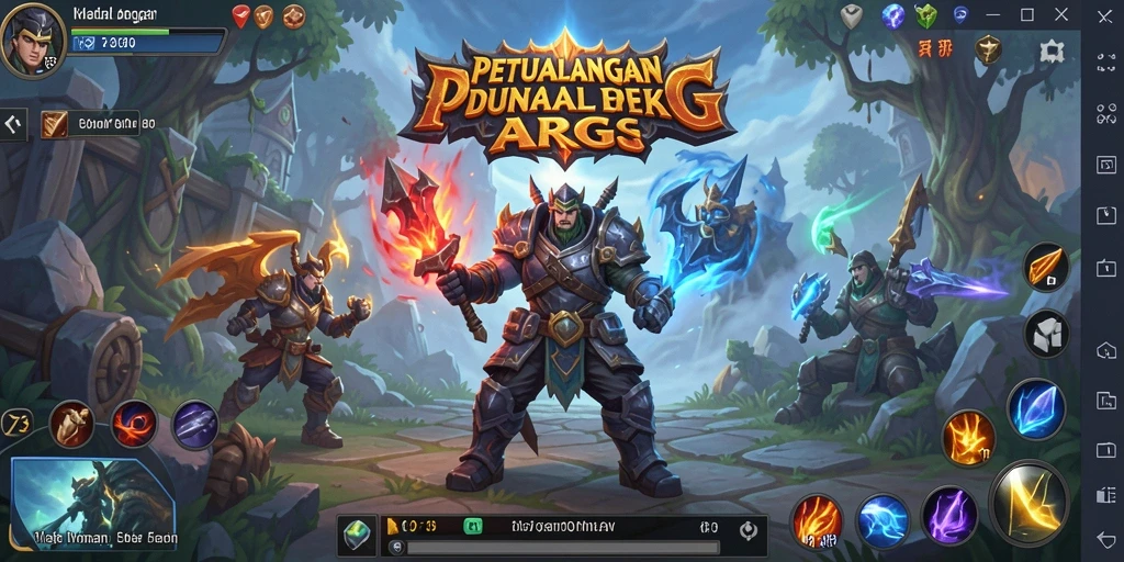 Tampilan gameplay D73 yang menarik dan penuh aksi.