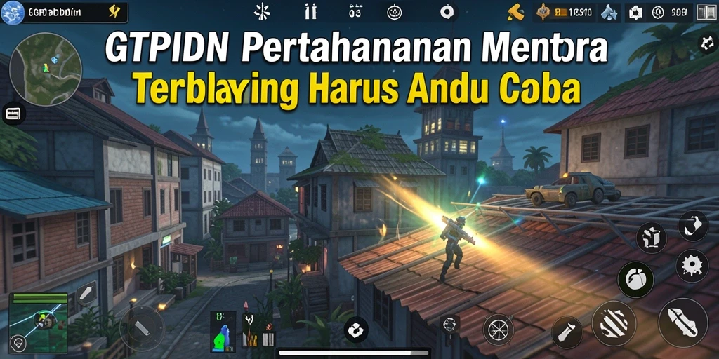 Screenshot GTPIDN menampilkan aksi seru dalam permainan Tower Defense.