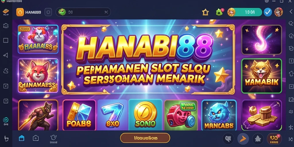 Tampilan gameplay menakjubkan dari slot HANABI88.