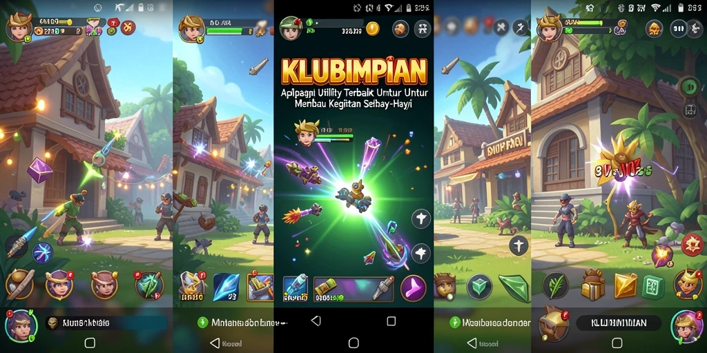 Tampilan antarmuka KLUBIMPIAN yang intuitif dan fungsional.