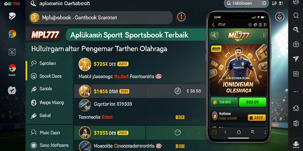 Screenshot gameplay MPL777 yang menunjukkan antarmuka sportsbook yang menarik.