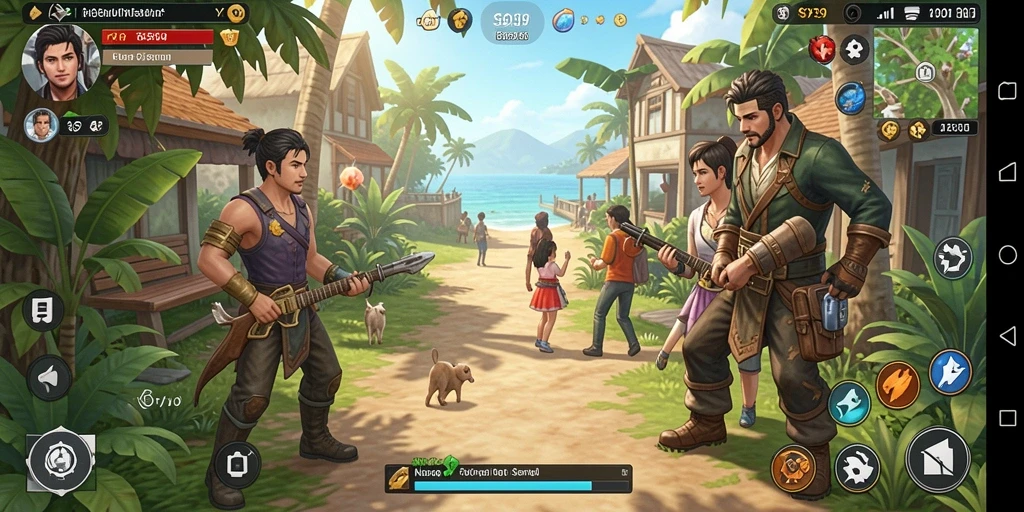 Screenshot gameplay S9S9 yang menampilkan keseruan permainan santai.